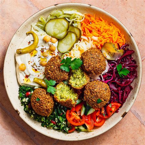 Food Falafel Salad Bowl Garbanzos