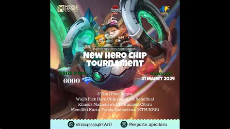 Final Hero Chip Tournament Mlbb Kampus Upi Cibiru Youtube