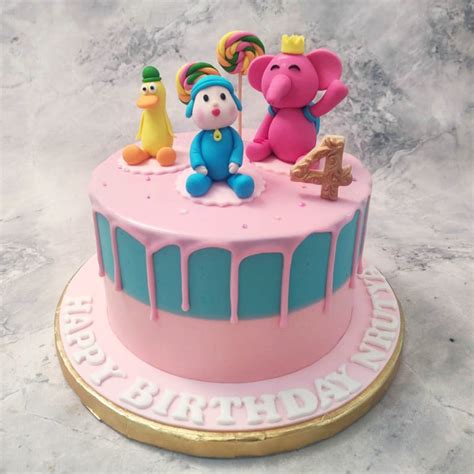 Pocoyo Cake | Pocoyo theme birthday cake | Order Custom Cakes in ...