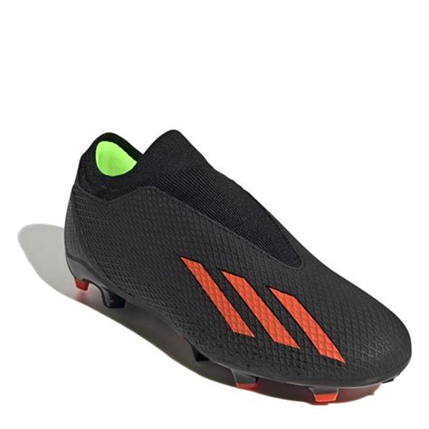 Adidas X Speedportal 3 Laceless Firm Ground Football Boots Black Red Grn