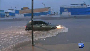 Bom dia Tapajós Chuva forte volta a causar alagamentos e transtornos