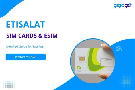 Etisalat SIM Card ESIM For Tourists How To Get And Activate 2025