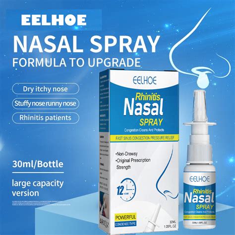 Original Eelhoe Rhinitis Nasal Spray Relieve Congestion Not Irritate