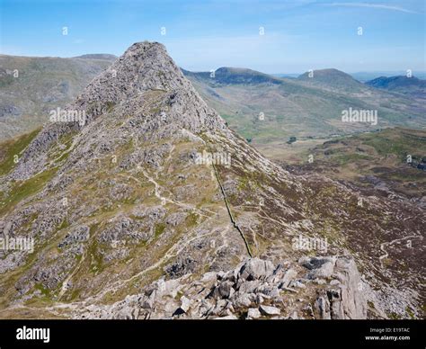 The South Ridge And Summit Of Tryfan Viewed From Glyder Fach In