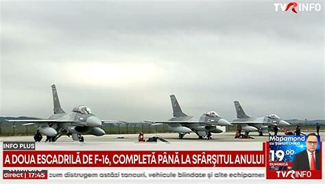 A doua escadrilă de F 16 completă până la sfârșitul anului Cele 16