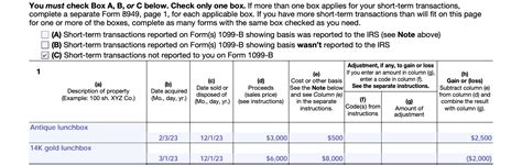 Form 8949 How To Report Capital Gains And Losses