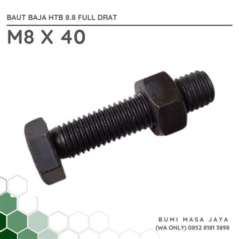 Jual Baut Mur Baja Htb Grade M X Full Drat Di Seller Bumi