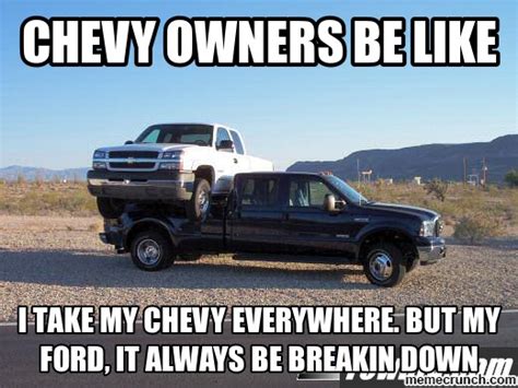 Ford Vs Chevy Memes