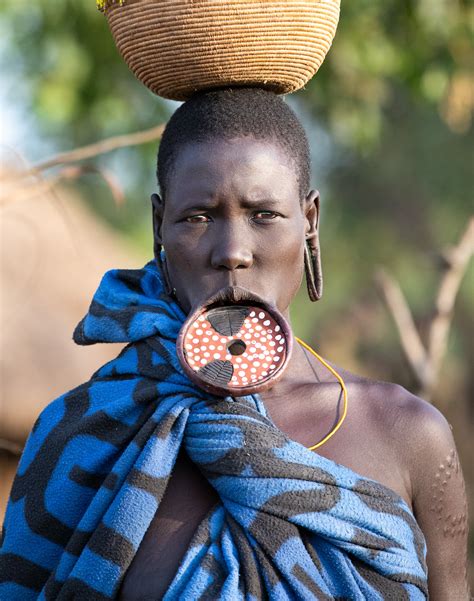 Surma Tribes Lip Plates For Mursi Tribe And Suri Tribe In The Omo