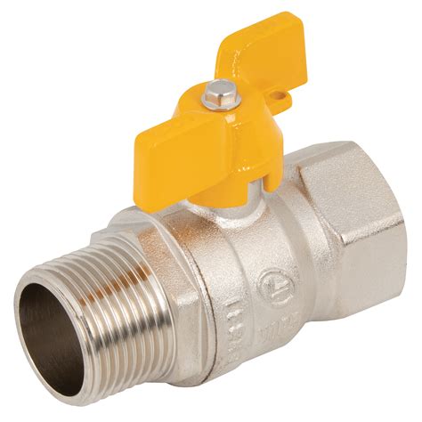 Bsp Brass Ball Valve Gas App Butterfly Handle The Fluid Power