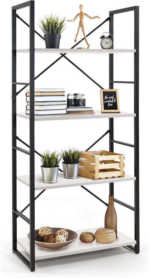 Amazon Caphaus Tier Bookshelf Inch Width Free Standing Shelf