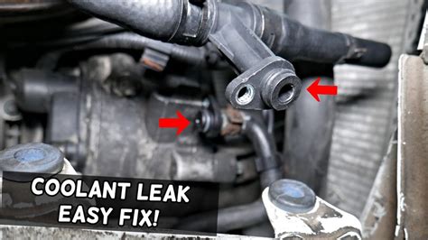 Common Coolant Leak On Porsche Cayenne Audi Q Vw Touareg Youtube