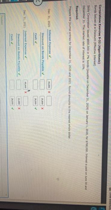 Solved The Bookmarks Cornerstone Exercise 9 32 Algorithmic Chegg