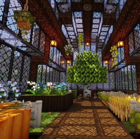 Awesome Greenhouse Minecraft Houses Minecraft Greenhouse