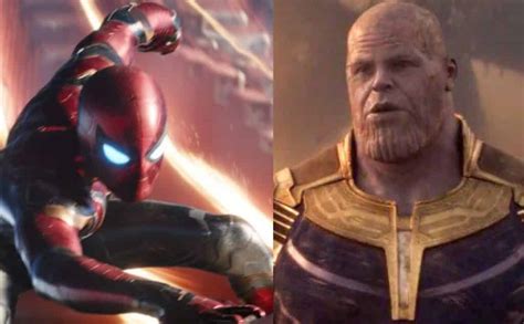 Spider Man Fights Thanos In New Avengers Infinity War Tv Spot