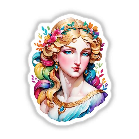 Marble Aphrodite Statue Sticker Decal Venue