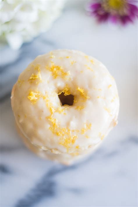 Baked Vegan Lemon Donuts Thyme Love