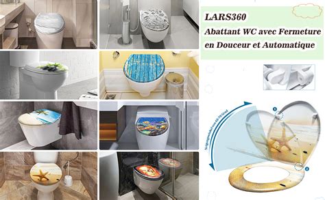 Lars Abattant Wc Abattant De Toilette Si Ge De Wc Ovale Forme