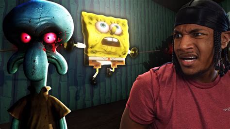 SQUIDWARD FINALLY SNAPPED 3 Random Horror Games YouTube