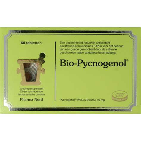 Bio Pycnogenol Van Pharma Nord 60 Tabletten Voordelig Kopen