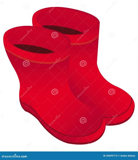 Galoshes Stock Vector Illustration Of Boots Rubber 20699773