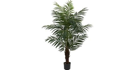 Nearly Natural 5ft Potted Green Areca Palm Tree • Price