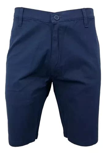 Bermuda De Gabardina Corte Chino T Especial Hombre T