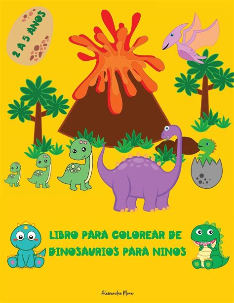 Buy Libro Para Colorear De Dinosaurios Para Ni Os Libro Para