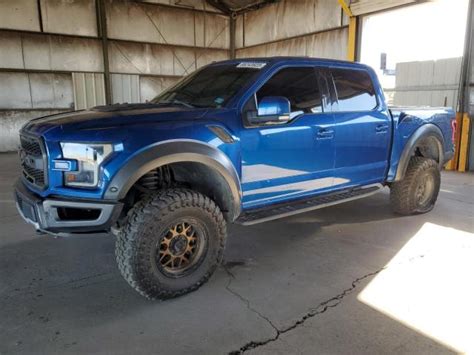 2018 Ford F150 Raptor For Sale Az Phoenix Mon Oct 23 2023 Used And Repairable Salvage