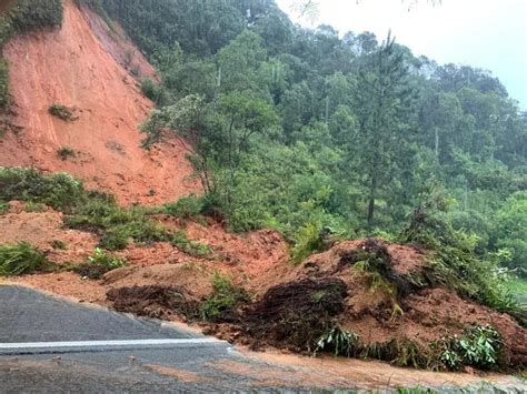 Chuva em SC saiba quais rodovias estão interditadas e trechos