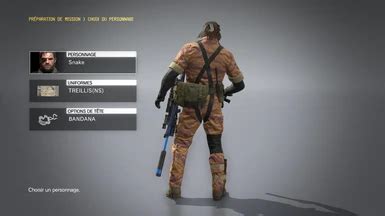 MGS3 - Camouflage Pack at Metal Gear Solid V: The Phantom Pain Nexus - Mods and community