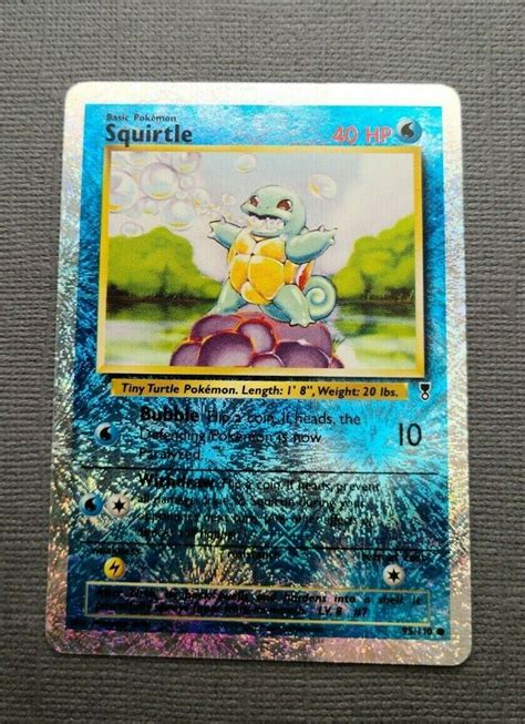 Pokemon Legendary Collection Squirtle Reverse Holo Gem Mint