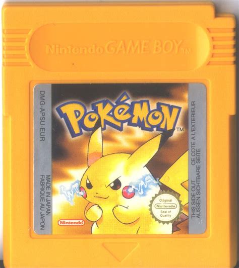 Pokémon Yellow Version Special Pikachu Edition cover or packaging