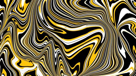 Yellow Black White Abstract Background - backiee