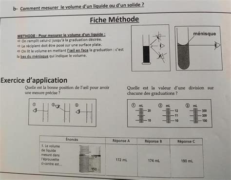 Bonjour Vous Pourriez Maider Sur Cette Exercice En Physique Chimie