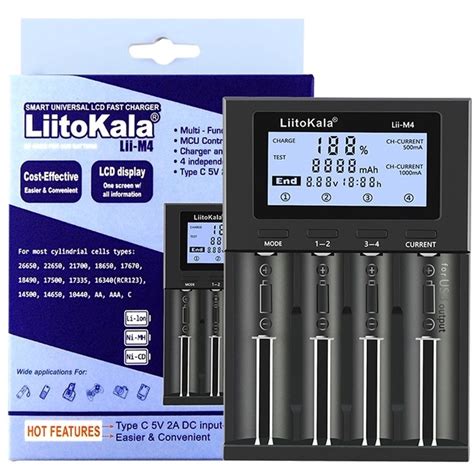 Ready Stock Liitokala Lcd Lii M Slot Battery Charger