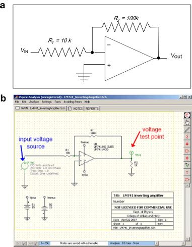 Electronic Circuit Simulation Tool - Circuit Diagram