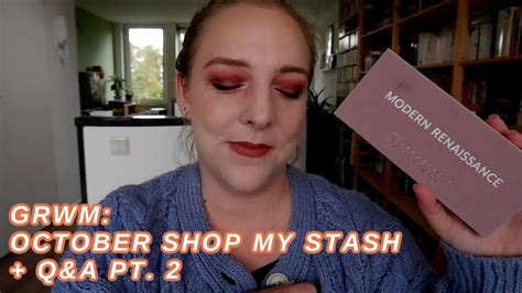 GRWM OCTOBER SHOP MY STASH Ft Q A Part 2 And My Favorite Fall Berry