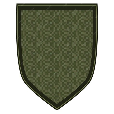 Premium Vector | Green military ranks shoulder badge Army soldier ...