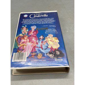 Walt Disney Media Walt Disney Cinderella Vhs Tape Diamond Edition