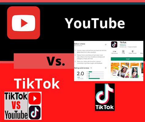 Youtube Vs Tiktok What Is Better Tik Tok Or Youtube The