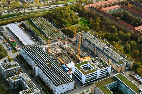 M Nchen Aus Der Vogelperspektive Neubau Betriebshof Kfz Werkstatt Und