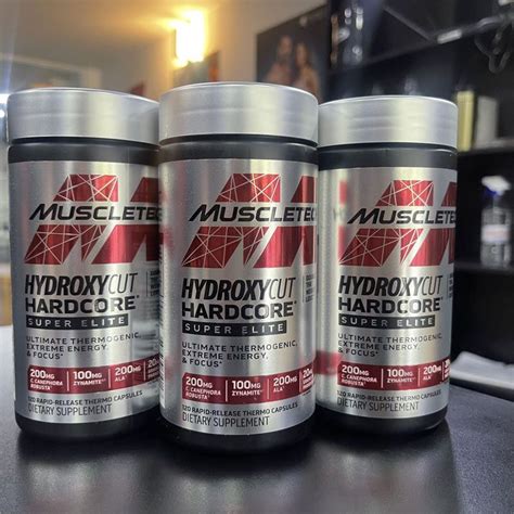 MUSCLETECH HYDROXYCUT HARDCORE SUPER ELITE 120 VIÊN NHỘNG GymWhey Shop