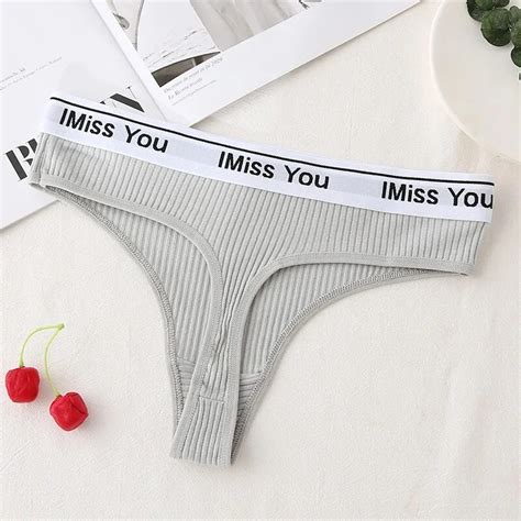 Billionm Women Panties G String Underwear Fashion Thong Sexy Cotton