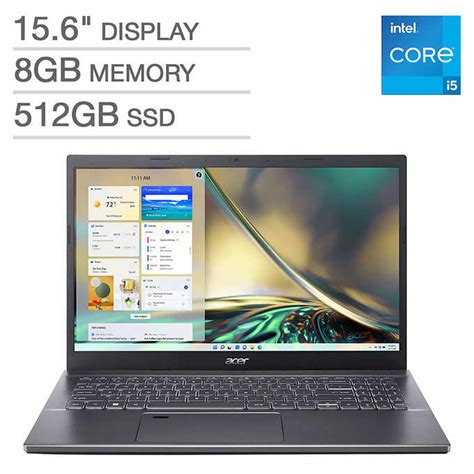 Acer Aspire 5 15 6 Laptop 12th Gen Intel Core I5 12450h 8gb 512 Ssd Windows 11 Non Touch