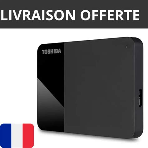 DISQUE DUR EXTERNE 2 5 Canvio Ready 1 To TOSHIBA Noir USB EUR 77 80