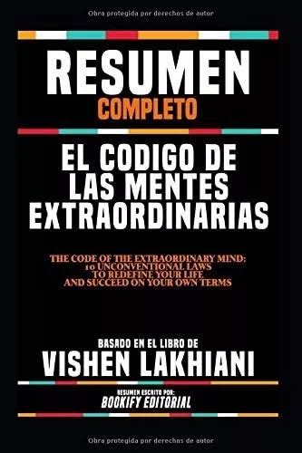 Libro Resumen Completo El Codigo De Las Mentes Extraordina Cuotas