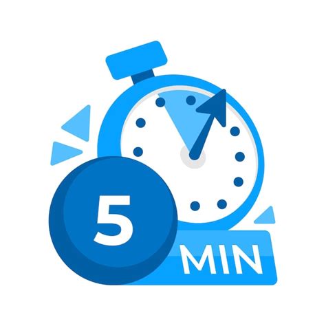 Premium Vector Minutes Timer Stopwatch Icon Min Clock And Watch