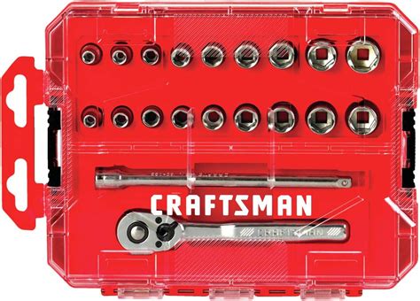 Craftsman Socket Set Sae Metric Inch Drive Piece Cmmt