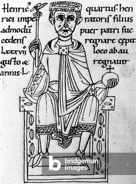 Holy Roman Emperor Henry Iv Bw Photo